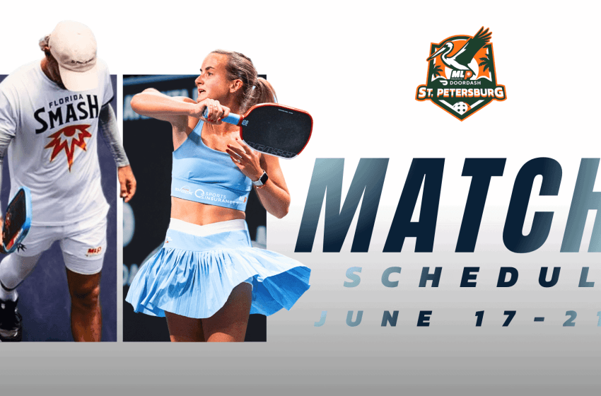 calendario partidos major league pickleball st petersburg 2026