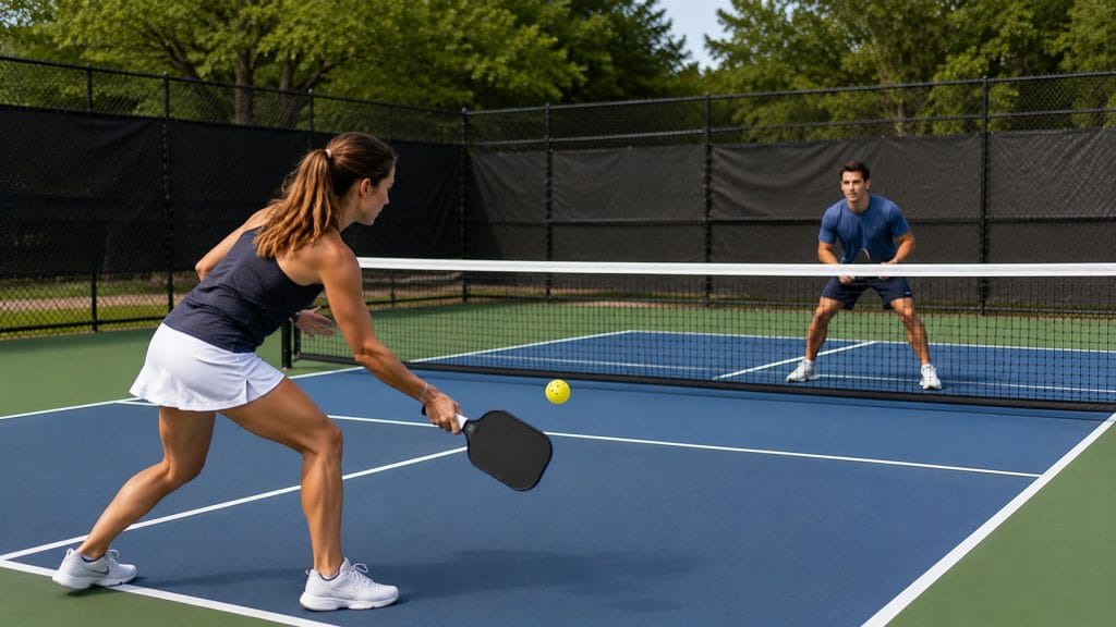 como devolver el saque en pickleball