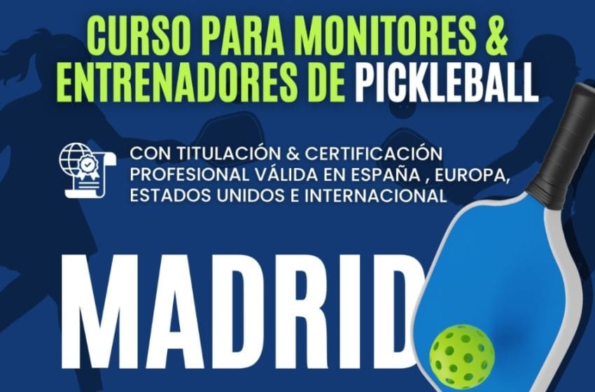 cursos del registro profesional de pickleball para entrenadores