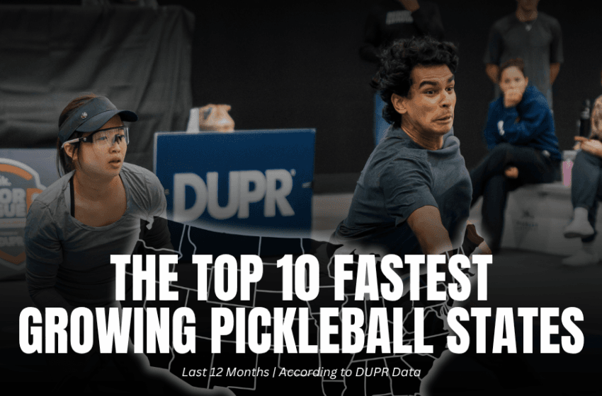  Los 10 estados donde el pickleball crece más rápido según usuarios de DUPR