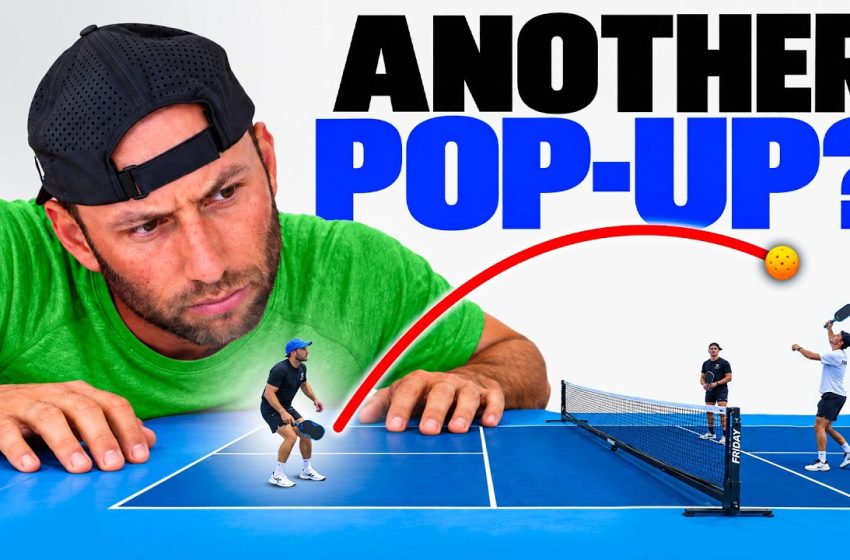 Cómo evitar los ‘pop-ups’ en el tercer golpe en pickleball con el método de uno o dos parones
