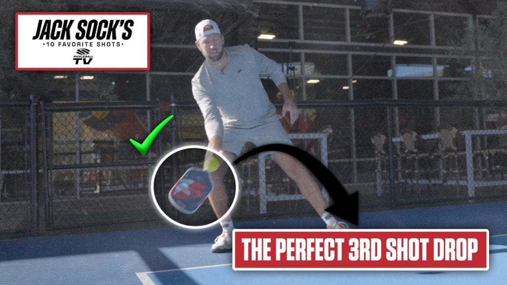 jack sock tecnicas tercer golpe drop pickleball