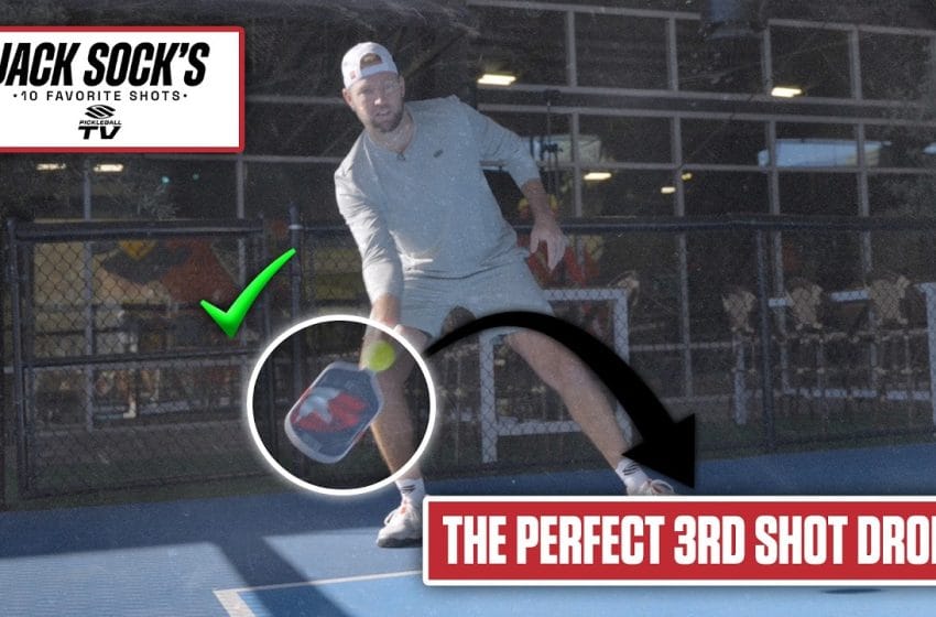 Jack Sock desvela sus técnicas para dominar el tercer golpe drop en pickleball