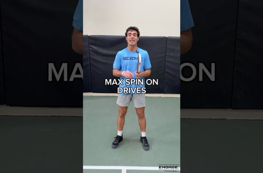 mejorar efecto drive pickleball punto contacto