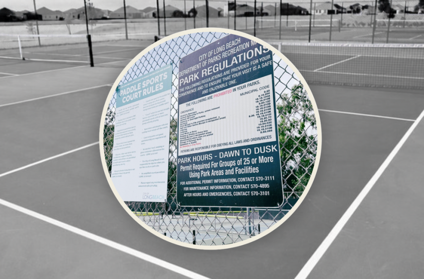 policia multas partida pickleball nocturna long beach