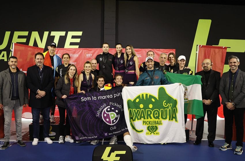 sabadell pickleball club y cd pickleball axarquia se coronan en el campeonato de espana de