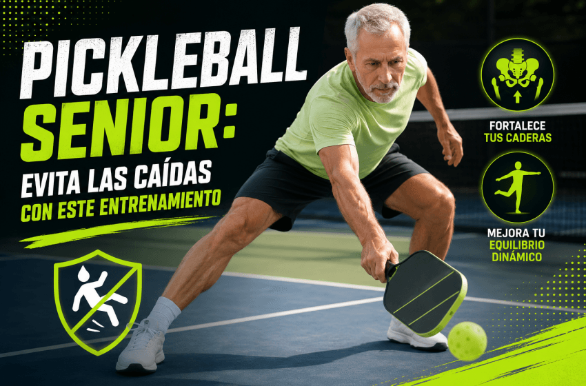 Pickleball senior: Evita las caídas con este entrenamiento