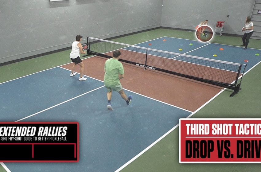 sistema tres zonas tercer tiro pickleball
