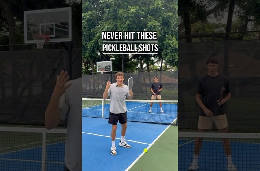  Tanner Tomassi señala 3 tiros de pickleball que debes evitar para mejorar tu juego